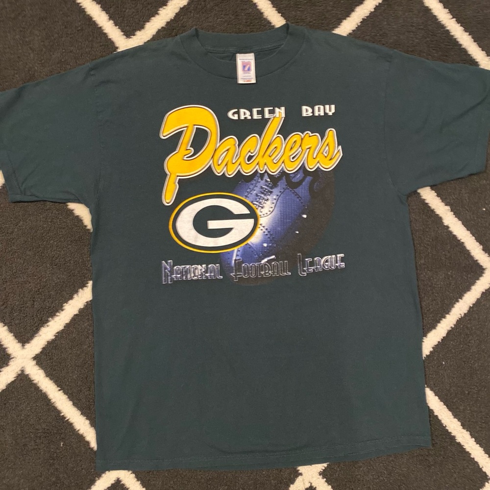 Vintage Logo 7 Green Bay Packers 90s shirt